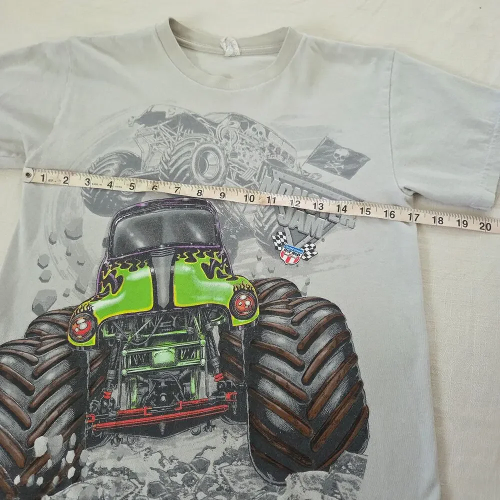Y2k Monster Jam Truck Cotton Tee kids 10